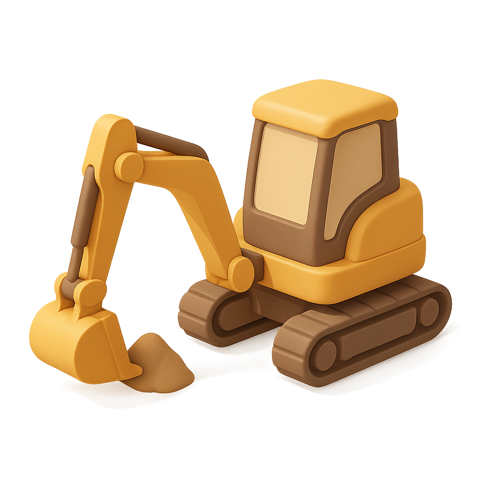 Excavator illustration